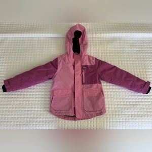 Lands End Kids Squall Waterproof Insulated Winter Jacket Like New. Size 6-7 Pink